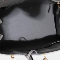 Pre Owned Hermes Sellier Birkin 30 Gris Meyer Epsom Bag 