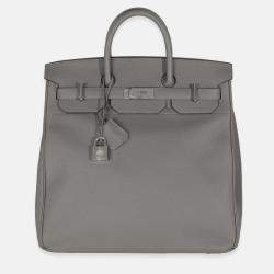 Pre Owned Hermes  Birkin HAC 40 Gris Meyer Togo Bag 