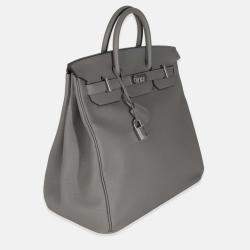 Pre Owned Hermes  Birkin HAC 40 Gris Meyer Togo Bag 