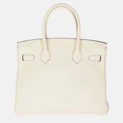 Pre Owned Hermes Birkin 30 Nata Togo  Bag 