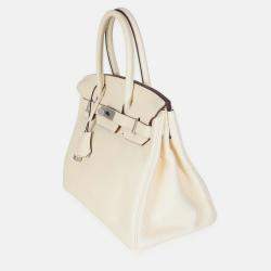Pre Owned Hermes Birkin 30 Nata Togo  Bag 