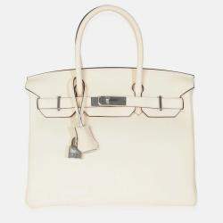 Pre Owned Hermes Birkin 30 Nata Togo  Bag 