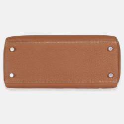 Pre Owned Hermes Gold Togo Retourne Kelly 25 SHW