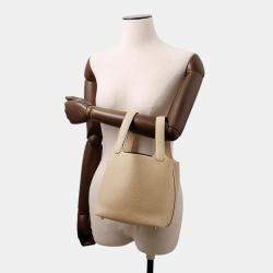 Pre Owned Hermes Picotin Lock 18 Trench Taurillon Clemence Tote
