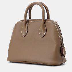 Pre Owned Hermes Bolide 1923 Etoupe Evercolor Size Mini