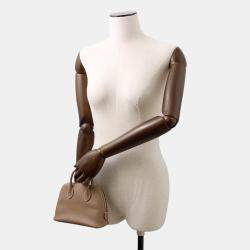 Pre Owned Hermes Bolide 1923 Etoupe Evercolor Size Mini