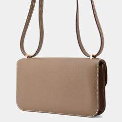 Pre Owned Hermes Constance Elan Miroir Etoupe Epsom
