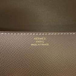 Pre Owned Hermes Constance Elan Miroir Etoupe Epsom