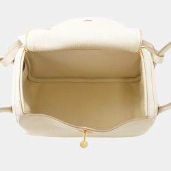 Pre Owned Hermes Lindy Craie Taurillon Clemence Size 26