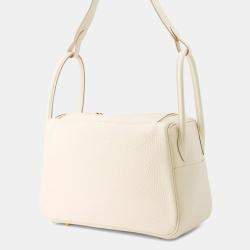 Pre Owned Hermes Lindy Craie Taurillon Clemence Size 26