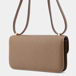 Pre Owned Hermes Constance Elan Miroir Etoupe Epsom