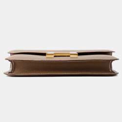 Pre Owned Hermes Constance Elan Miroir Etoupe Epsom
