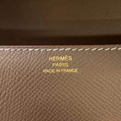 Pre Owned Hermes Constance Elan Miroir Etoupe Epsom