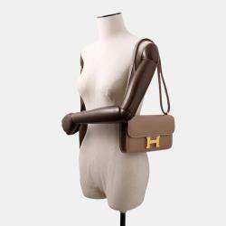Pre Owned Hermes Constance Elan Miroir Etoupe Epsom