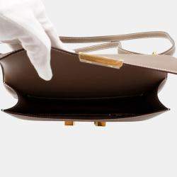 Pre Owned Hermes Constance Elan Miroir Etoupe Epsom