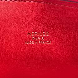 Pre Owned Hermes Bolide1923 Rouge Ladue Evercolor Mini