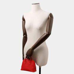 Pre Owned Hermes Bolide1923 Rouge Ladue Evercolor Mini