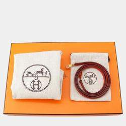 Pre Owned Hermes Bolide1923 Rouge Ladue Evercolor Mini