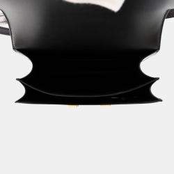 Pre Owned Hermes Constance3 Miroir Black Box Calf Leather Mini