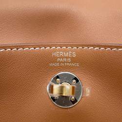 Pre Owned Hermes Lindy Gold Swift Leather Mini