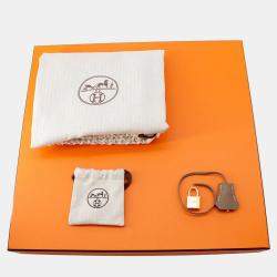 Pre Owned Hermes Birkin 35 Etoupe Togo Leather Bag