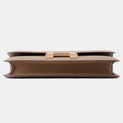 Pre Owned Hermes Constance Elan Miroir Etoupe Epsom