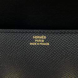 Pre Owned Hermes Constance Elan Miroir Black Epsom