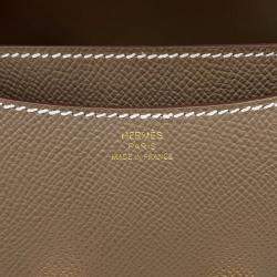 Pre Owned Hermes Constance3  Size Mini Miroir Etoupe Epsom Bag