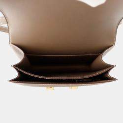 Pre Owned Hermes Constance3  Size Mini Miroir Etoupe Epsom Bag