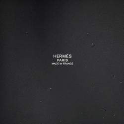 Pre Owned Hermes Picotin Lock 18  Blanket Black /Ecru/Fauve/Blue Zanzibar Toile H Swift Leather Bag