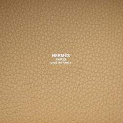 Pre Owned Hermes Picotin Lock 18 Biscuit Taurillon Clemence Bag
