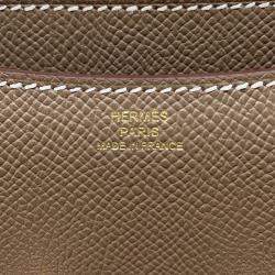 Pre Owned Hermes Constance 3 Size Mini Miroir Etoupe Epsom  Bag