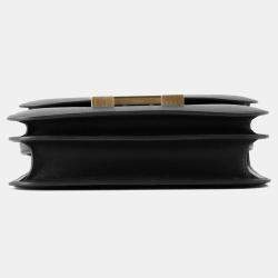 Pre Owned Hermes Constance3 Size Mini Miroir Black Epsom  Bag