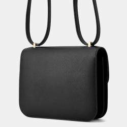 Pre Owned Hermes Constance3 Size Mini Miroir Black Epsom  Bag