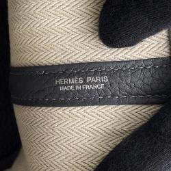 Pre Owned Hermes Neo Garden Ardoise Negonda Leather Size 23