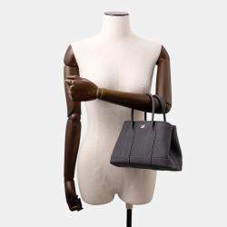 Pre Owned Hermes Neo Garden Ardoise Negonda Leather Size 23