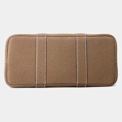 Pre Owned Hermes Garden Party Etoupe Negonda Leather TPM
