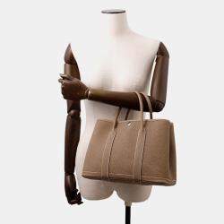 Pre Owned Hermes Garden Party Etoupe Negonda Leather TPM