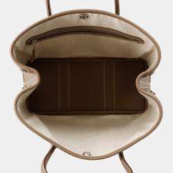 Pre Owned Hermes Garden Party Etoupe Negonda Leather TPM