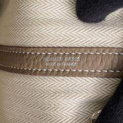 Pre Owned Hermes Garden Party Etoupe Negonda Leather TPM
