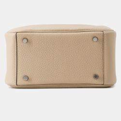 Pre Owned Hermes Lindy Verso Trench/Etoupe Taurillon Clemence Size Mini