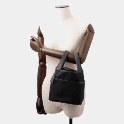 Pre Owned Hermes Picotin Lock Cargo Black Towar Goeran Swift Leather 18