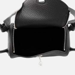 Pre Owned Hermes Lindy Black Taurillon Clemence Size Mini