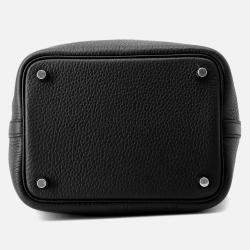 Pre Owned Hermes Picotin Lock Black Taurillon Clemence 18