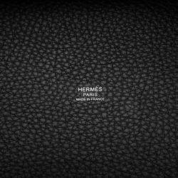 Pre Owned Hermes Picotin Lock Black Taurillon Clemence 18