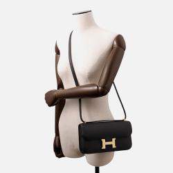Pre Owned Hermes Constance Elan Black Epsom