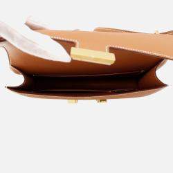 Pre Owned Hermes Constance Elan Miroir Gold Epsom