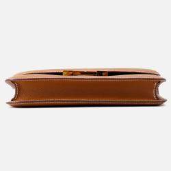 Pre Owned Hermes Constance Elan Miroir Gold Epsom
