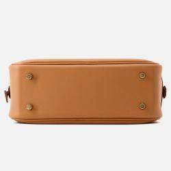 Pre Owned Hermes Plume Gold Swift Leather Size Mini