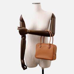Pre Owned Hermes Plume Gold Swift Leather Size Mini